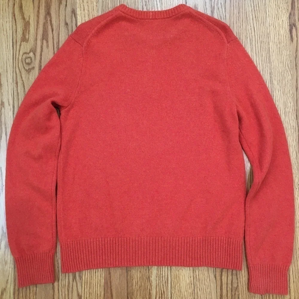 Banana Republic Merino Wool & Cotton Crew Neck Long Sleeve Tight Knit Sweater